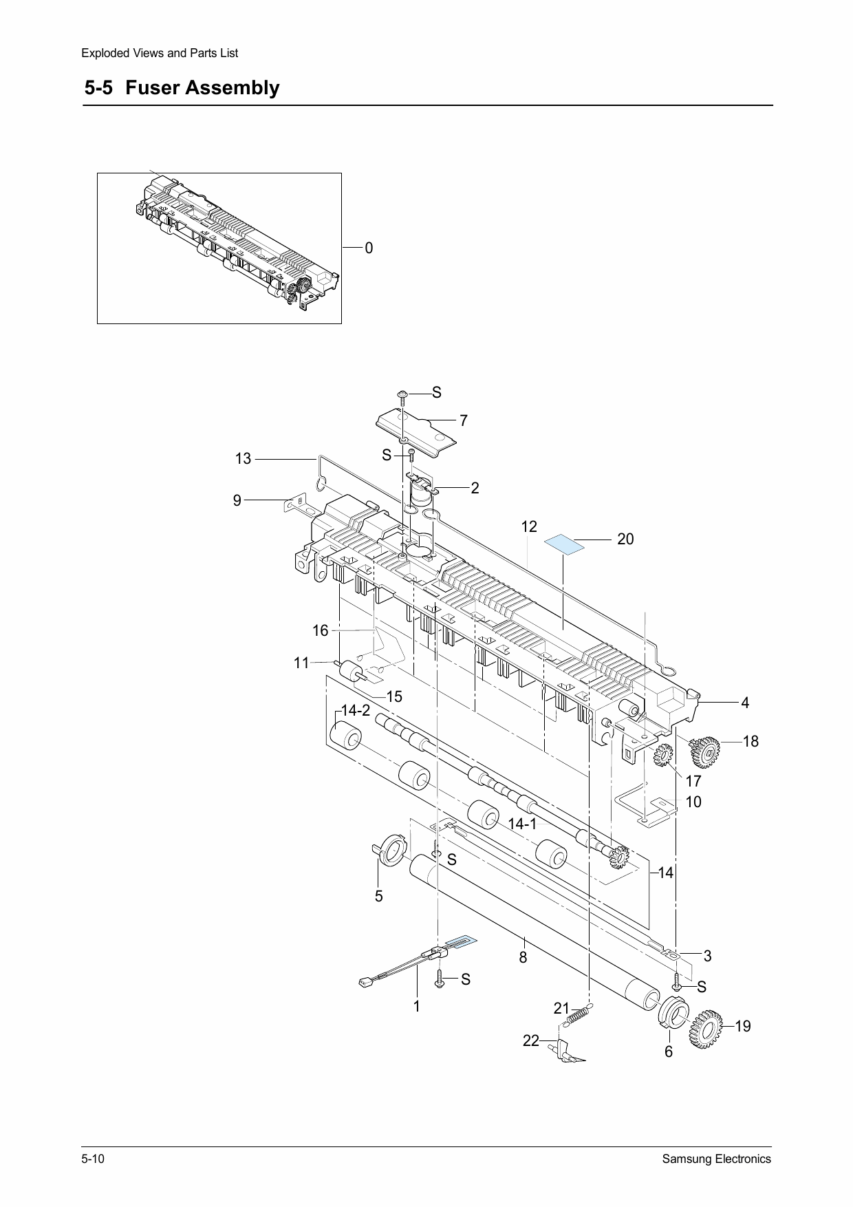 Samsung FACXIMILE SF-530 Parts Manual-4